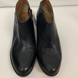 Lucky Brand Black Leather Booties
